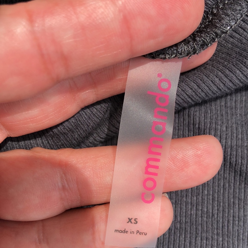 Worn once! - COMMANDO Luxury Rib Jogger - Charcoal - Picture 3 of 6